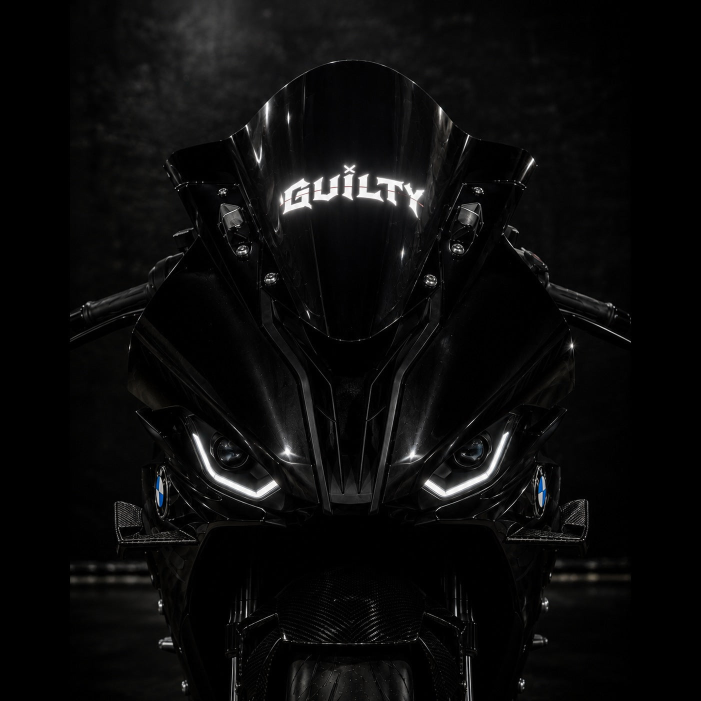 GUILTY sticker — Reflective