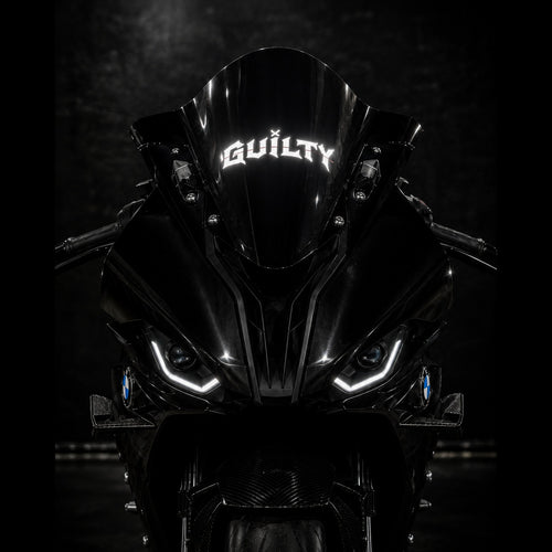 GUILTY sticker — Reflective